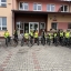 Poczatek rajdu przed szkola